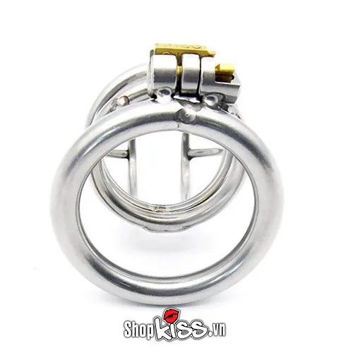 304 Stainless Steel Short Cock Cage BDSM Locking Device — photo 6