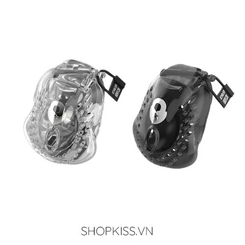 Transparent high-quality male chastity device for thrill — photo 2