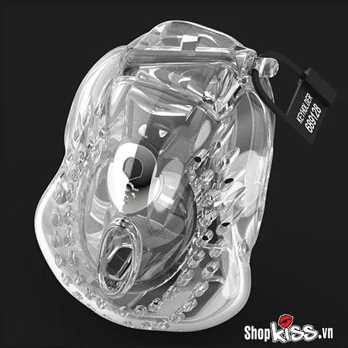 Transparent high-quality male chastity device for thrill — photo 4