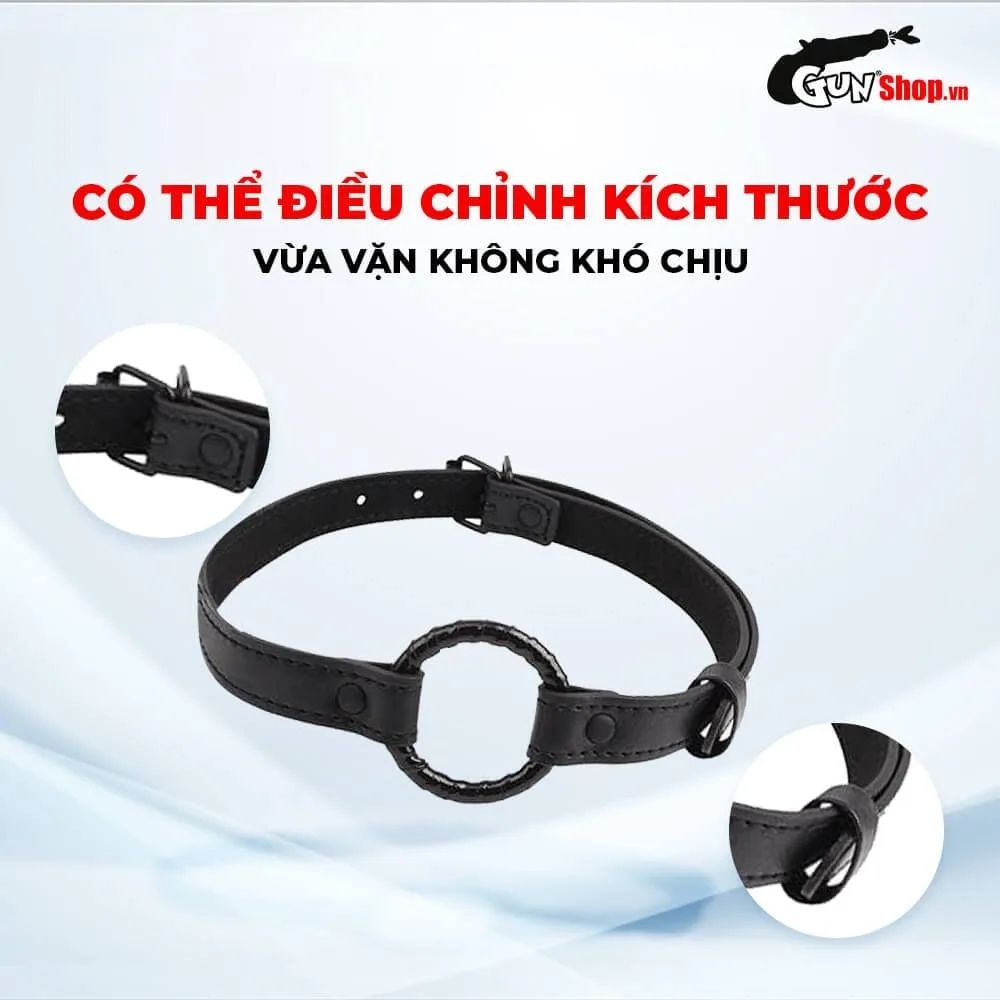 Chisa Fierce Black Metal O-Ring BDSM Mouth Gag — photo 6