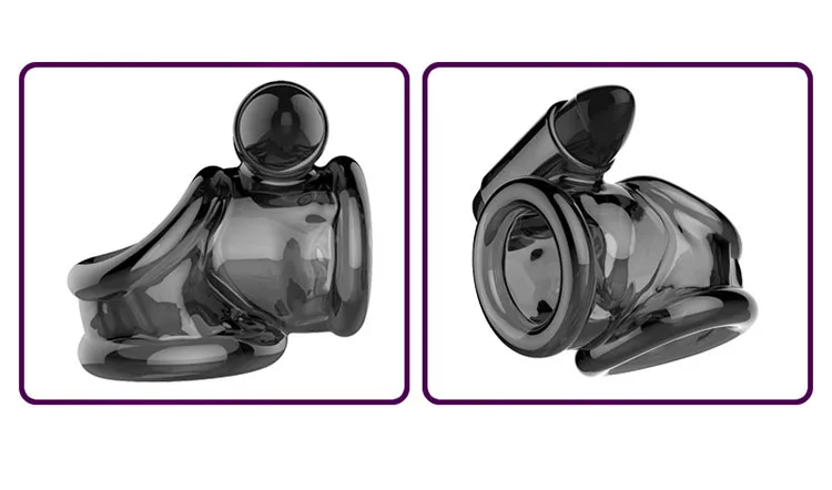 Silicone Cock Ring with Vibrations Enhance Erection Delay Ejaculation — photo 3