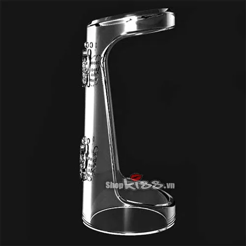 Double penis extender sleeve lengthen girth enhance male sexual pleasure — photo 3