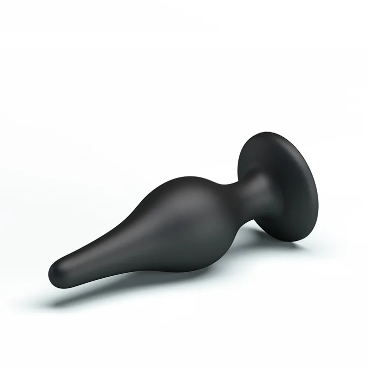 Soft Silicone Anal Stimulator 14cm G-spot Massage Black — photo 3
