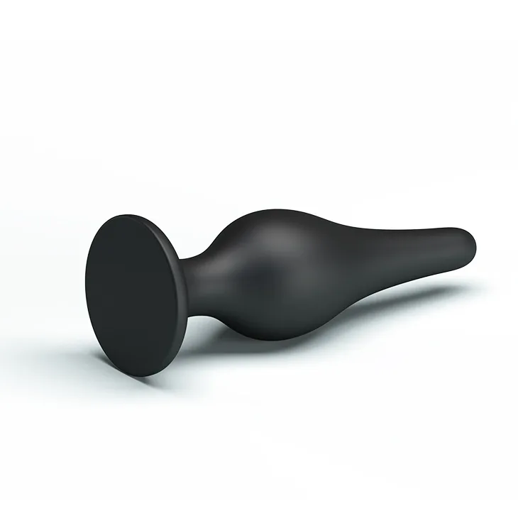 Soft Silicone Anal Stimulator 14cm G-spot Massage Black — photo 4