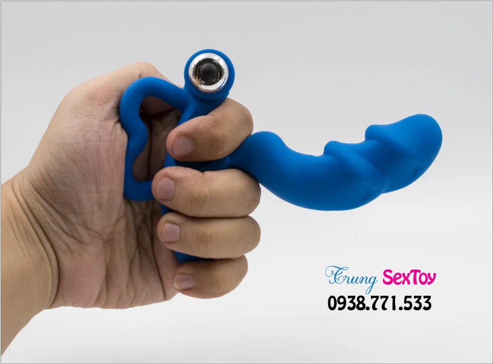 Handheld Silicone Anal Stimulator Gay Passion Toy — photo 4