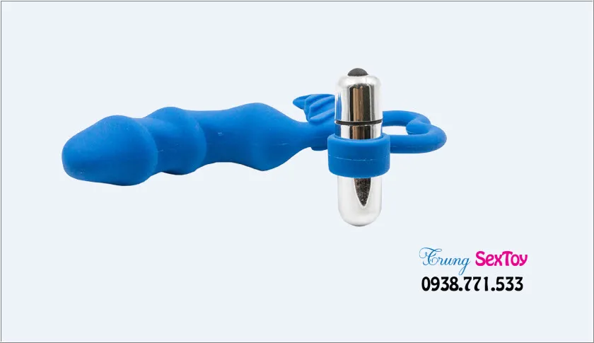 Handheld Silicone Anal Stimulator Gay Passion Toy — photo 3