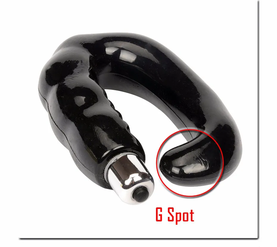 C-Shaped Remote Control Anal Stimulator Rigid Grip — photo 4