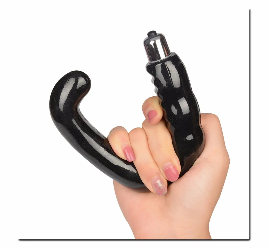 C-Shaped Remote Control Anal Stimulator Rigid Grip — photo 5