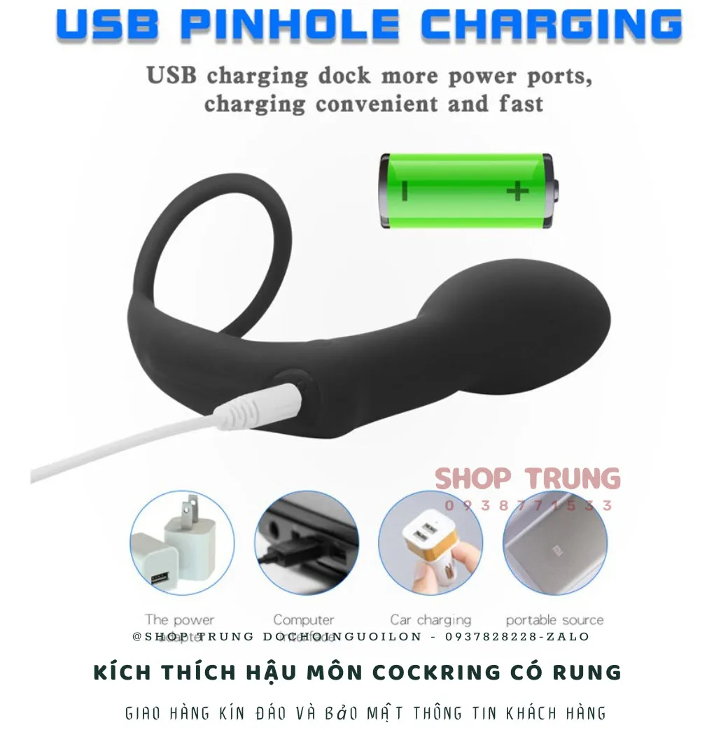 Cock Rings Anal Stimulator 10 Vibration Modes for Pleasure — photo 2