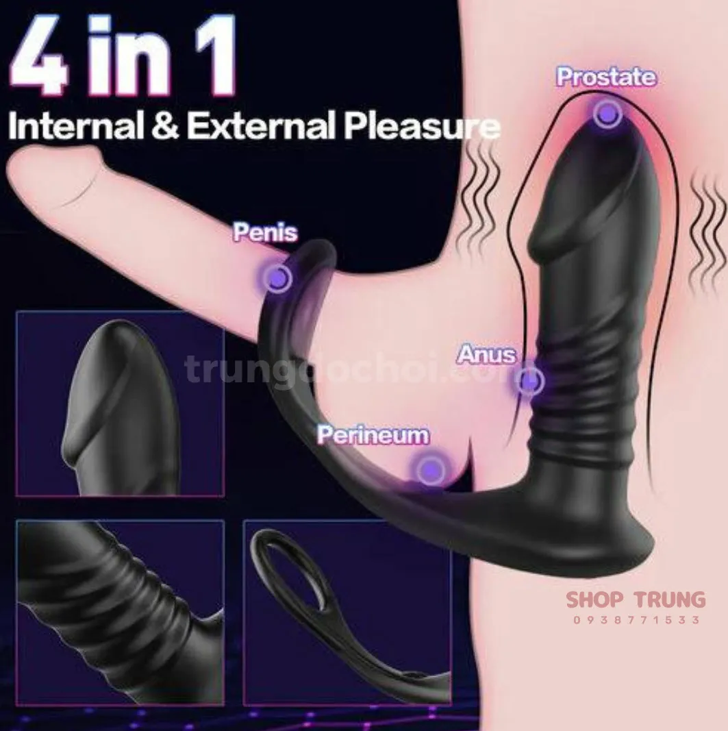 Fighter Anal Stimulator 10 Vibration 3 Thrust Modes — photo 4