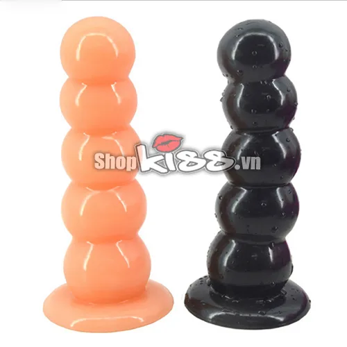 Large Beaded Waterproof Wall Mount Anal Plug For Intense Massage — photo 7