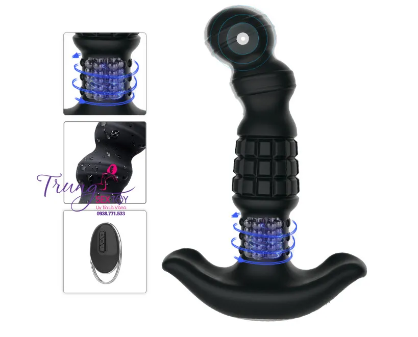 360° Rotating Remote Anal Stimulator Multi-Speed — photo 4