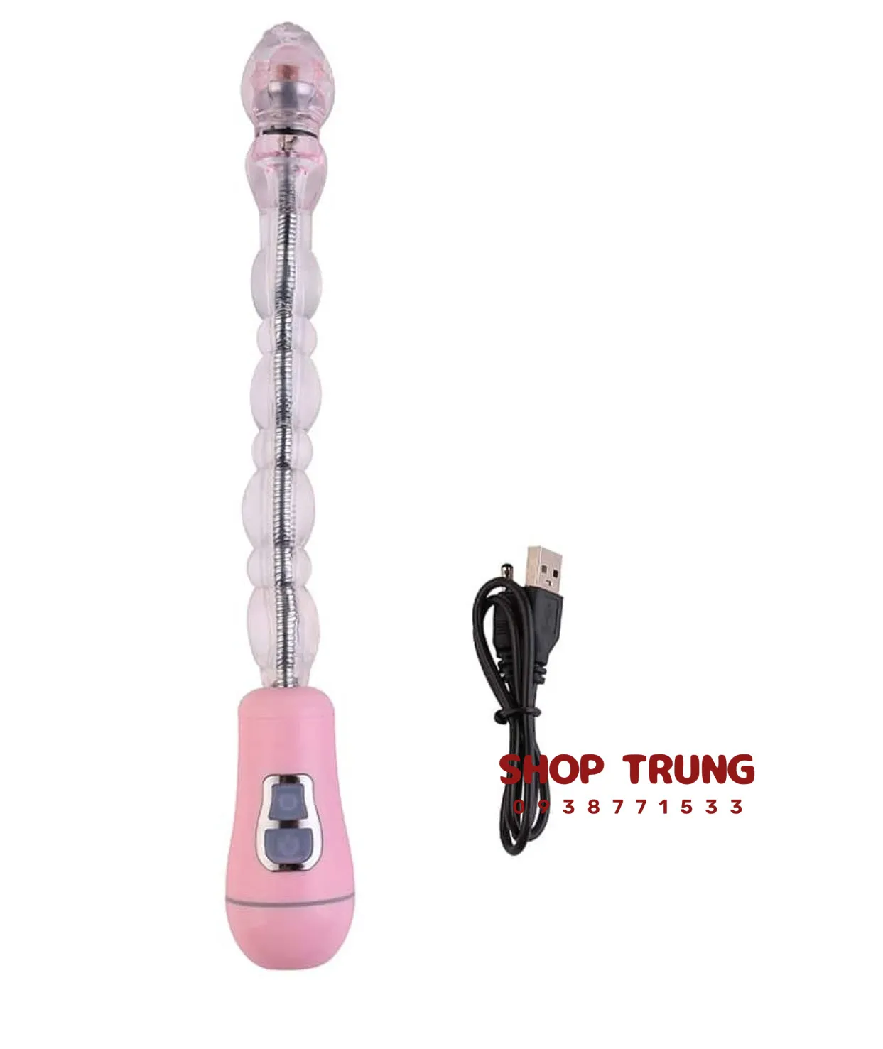 Pink Bendable Multi-Function Anal Plug New User Friendly Stimulator — photo 2
