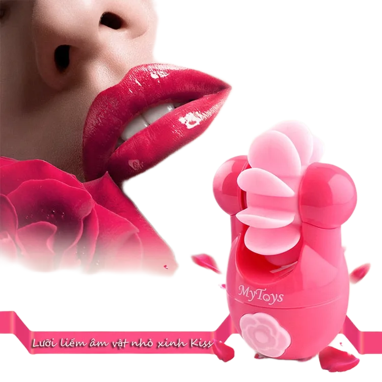 Kiss Small Tongue Licker Premium Silicone Female Arousal Toy