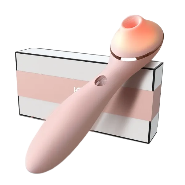 Kiss Toy Dual-Ended Heated Sucking Vibrator