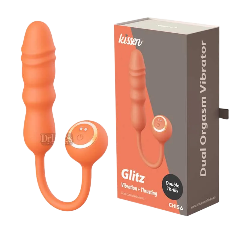 Kissen Glitz Rechargeable 10-Mode Waterproof Dual Vibe Toy