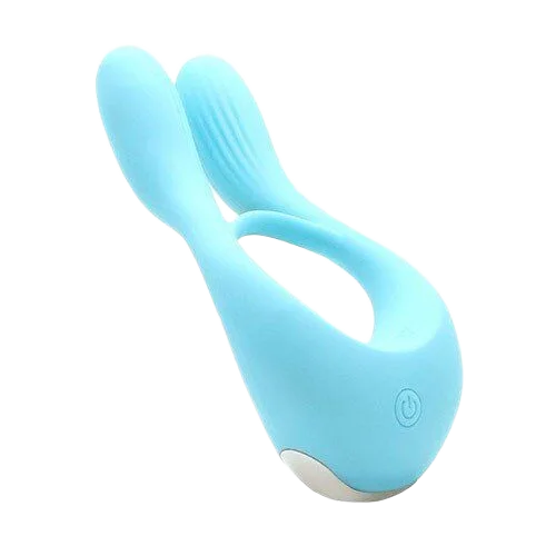 Kisstoy Man Martin Silicone Vibrating Cock Ring Blue