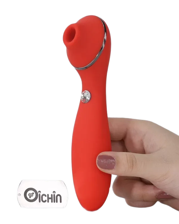 KISTOY Elizebeth Dual-Head 30 Mode Suction & Vibration Massager