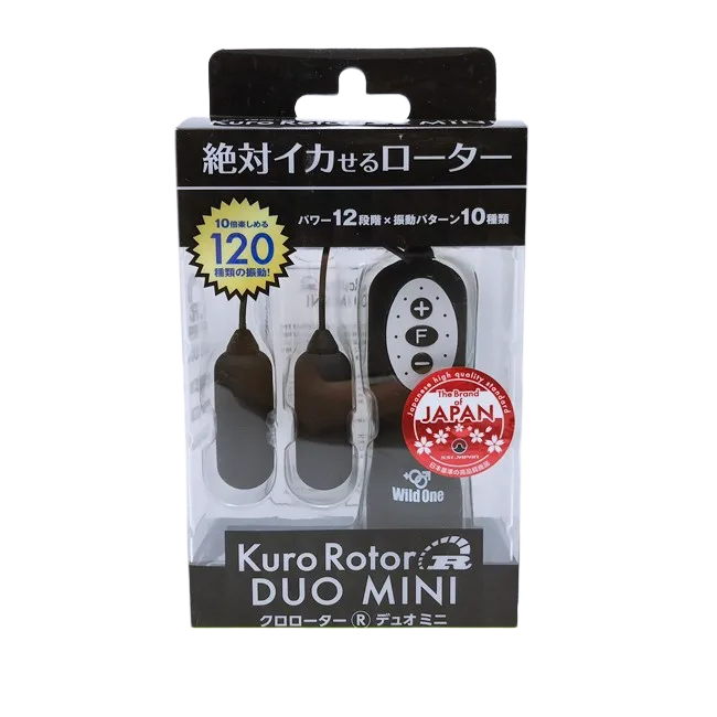 Kuro Rotor Duo Mini Dual-Ended Multi-Speed Vibrator Japan