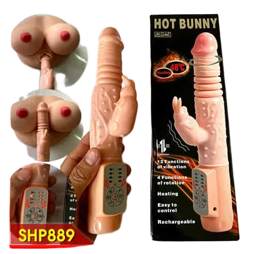 KyMoSu Premium Vibrating Heating Textured Dildo SHP889