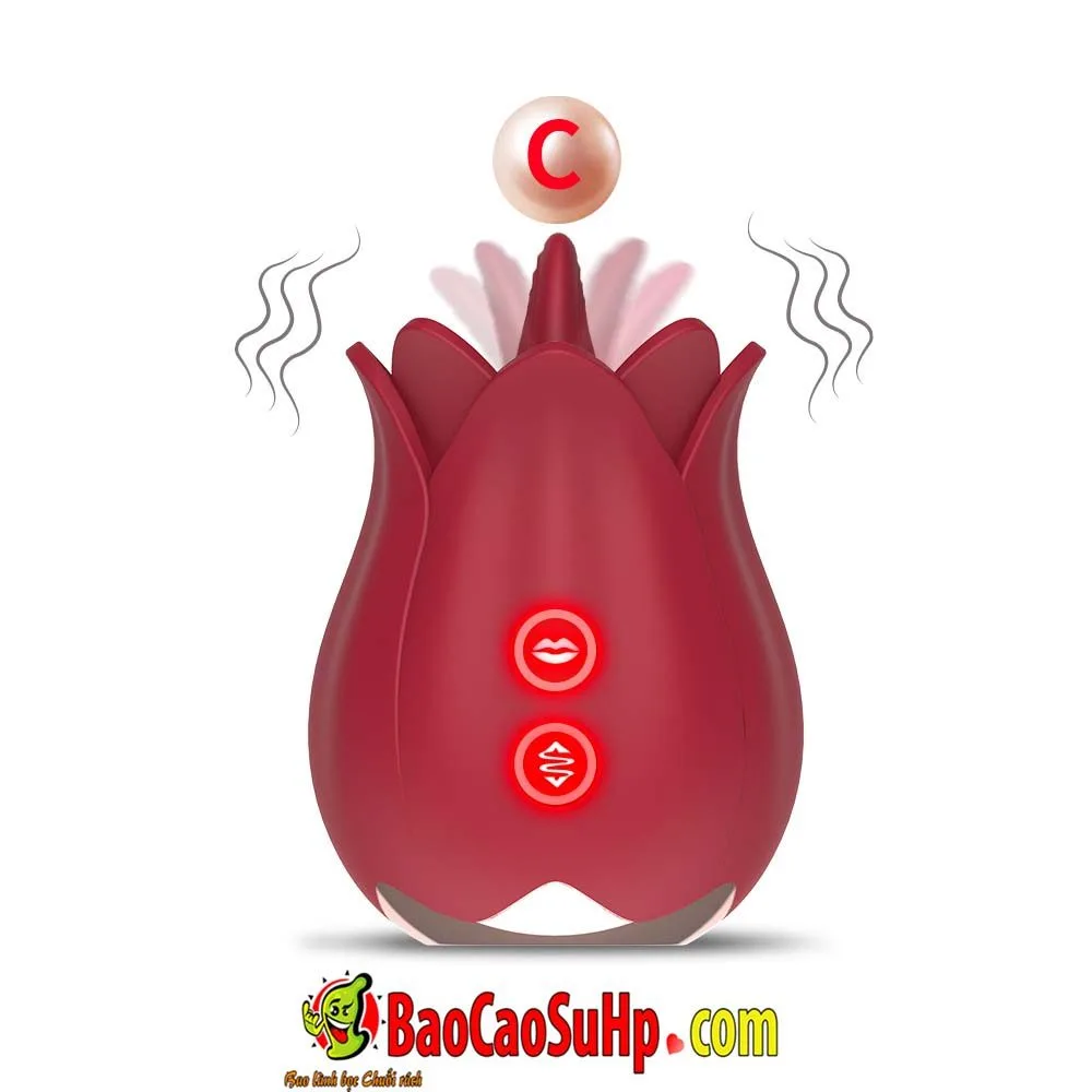 Mengma HGOD Red Rose Tongue Licking Female Pleasure Massager — photo 4