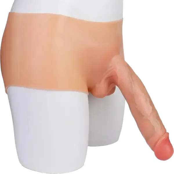 Large Silicone Strap-On Dildo Realistic Pleasure