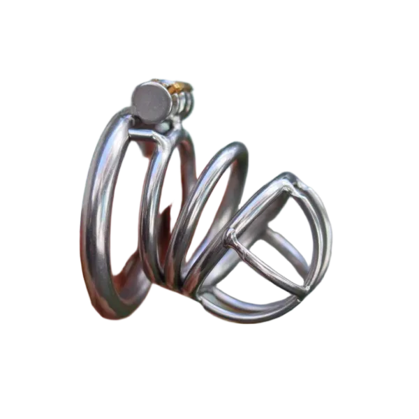 Large Spring Steel Male Chastity Device Comfort Secure