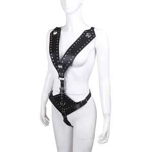 Leather Bondage Restraint Set BDSM Sensual Stimulator Kit