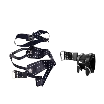 Leather Rope Bondage Set Passion Enhancer 4 Pieces