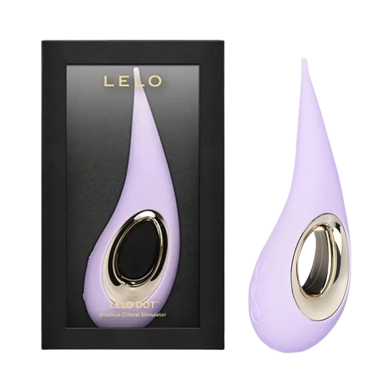 Lelo Dot Precision External Massager – Soft, Curved with Elliptical Vibes