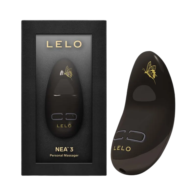 Lelo Nea 3 Black Compact Powerful Massage 10 Vibration Modes