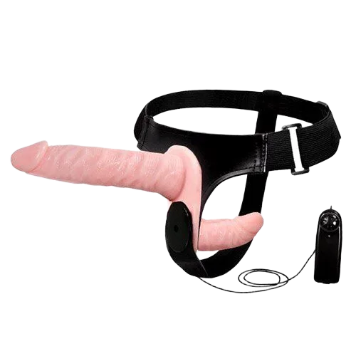 Lesbian Double Dildo Remote Control Silicone Realistic Toy