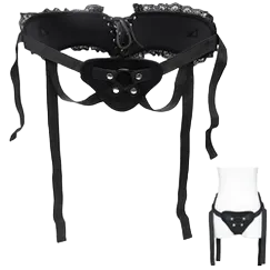 Lesbian Leather Harness Strap-On Soft Comfortable Adjustable