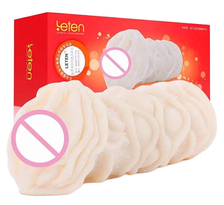Leten 3D Silicone Pleasure Masturbator for Men