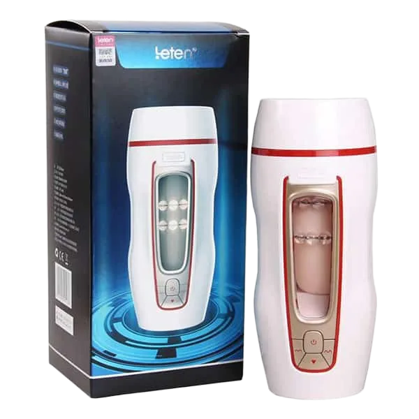 Leten 4D Vagina Cup Automatic Sucking 7 Mode Vibrator
