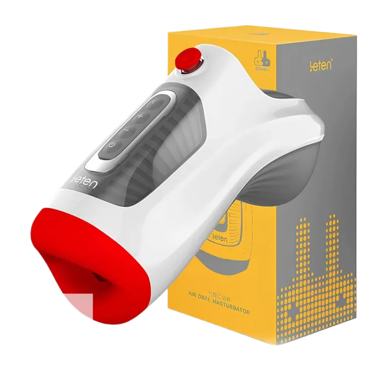 Leten Air Oral Vibrating Suction Male Masturbation Toy
