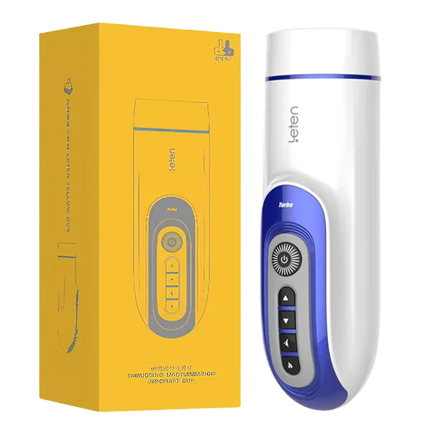 Leten Aircraft Auto Sucking Vibrator Heating Male Masturbator