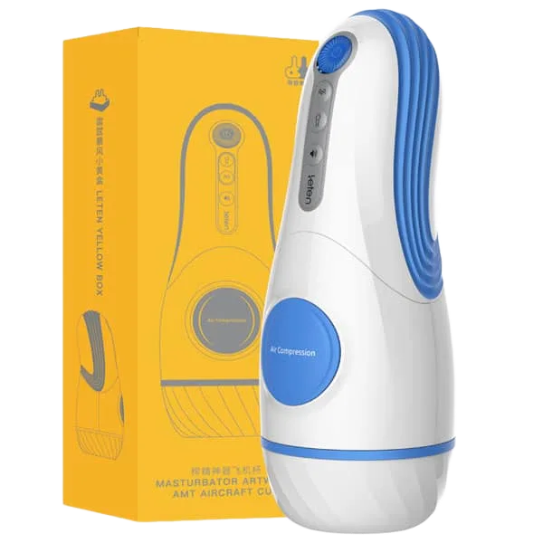 Leten AMT Aircraft Vibrating Sucking Massage Male Masturbator