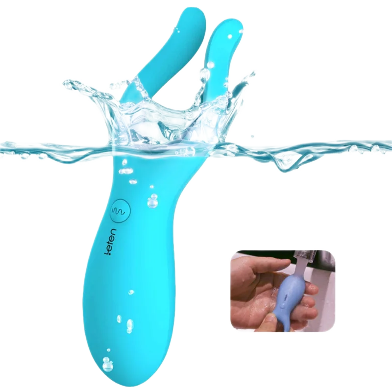 Leten Dual Rabbit Vibrator G-Spot & Clit Pleasure Couple Toy
