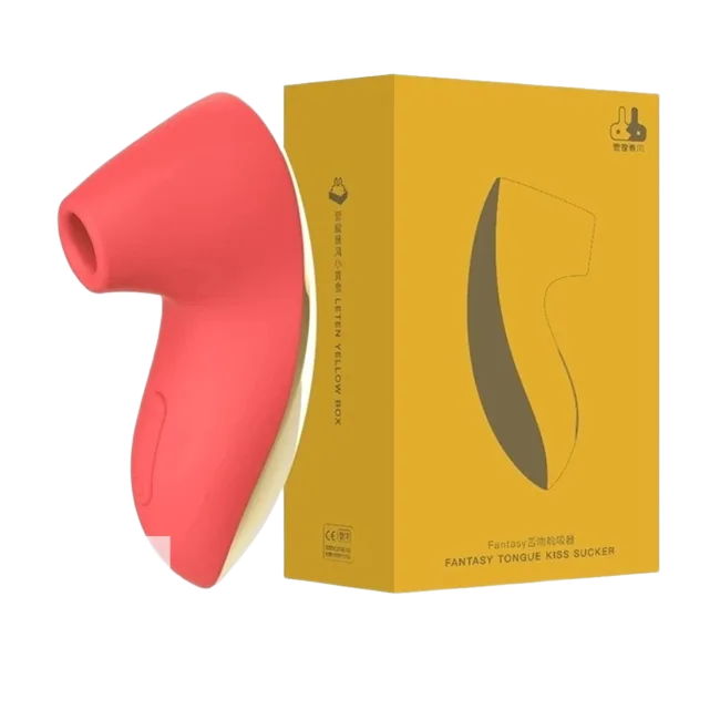 Leten Fantasy Tongue Kiss Nipple Sucker Vibrating Massager