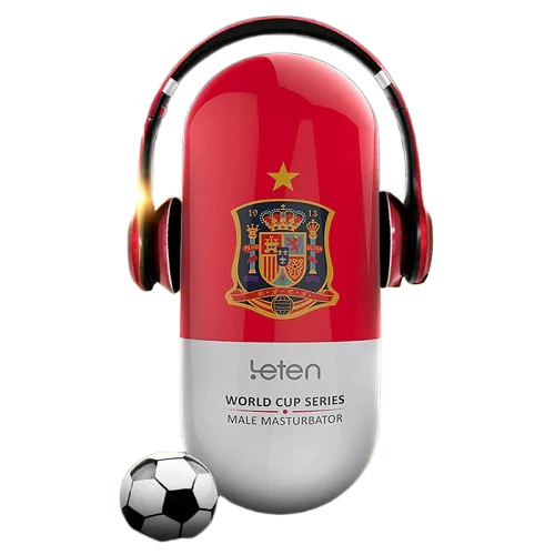 Leten Football Rechargeable Male Silicone Vibrating Cup