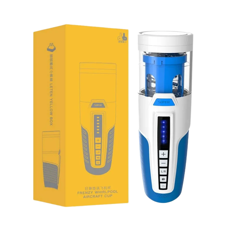 Leten Frenzy Whirlpool Multifunctional Male Masturbator Cup