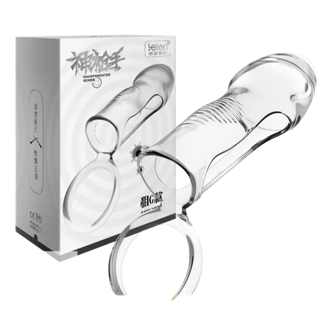 Leten G-Spot Fliting Strap-On Condom Silicone Soft