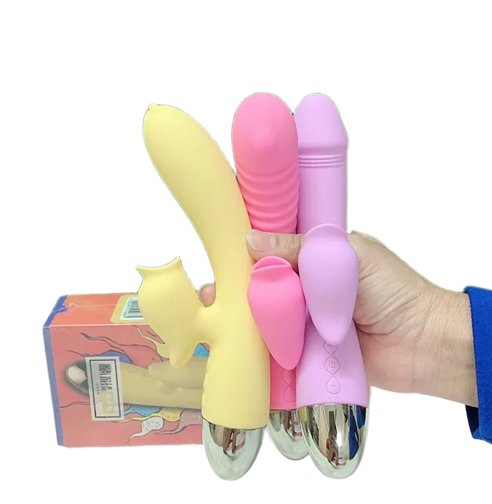 Leten Heated Licking Vibrating Dildo Premium Silicone Sex Toy For Women