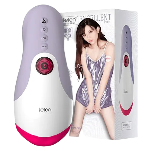 Leten Heated Suction Masturbator for Male Pleasure IPX7