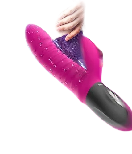 Leten Heated Thrusting Vibrating Premium Silicone Dildo