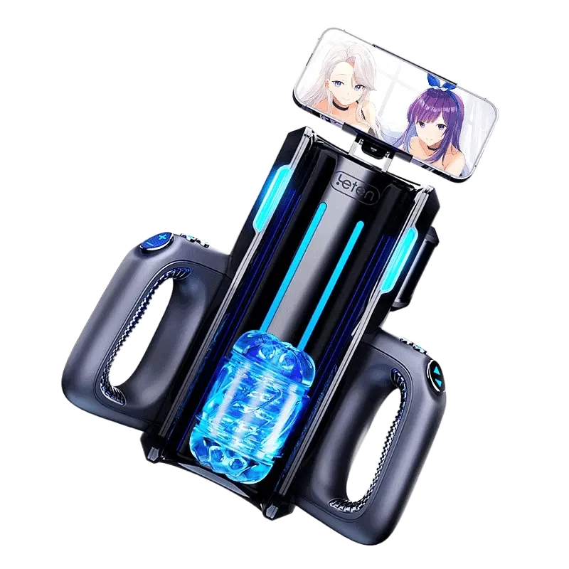 Leten High-Power Suction Masturbator Cup with Phone Holder