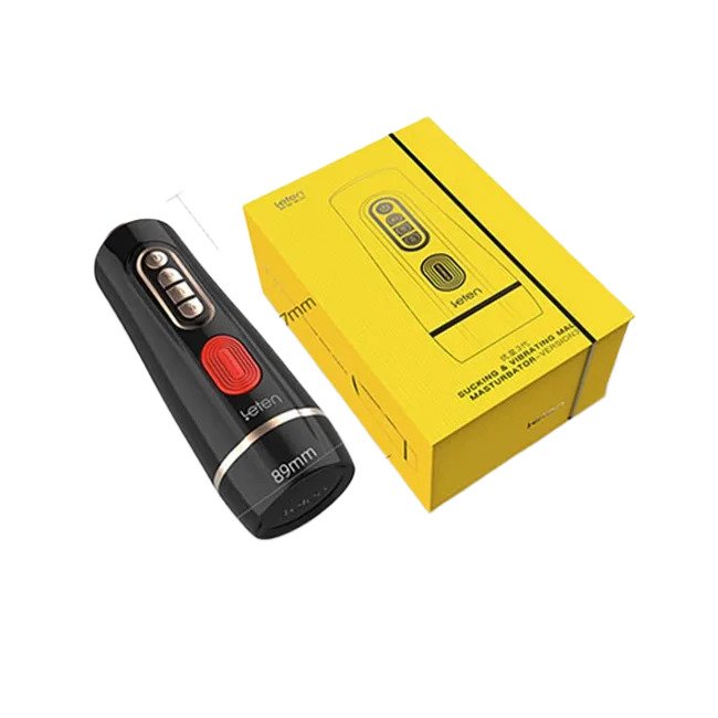 Leten Intelligent Male Love Toy Vibrates Squeezes Sound Effects