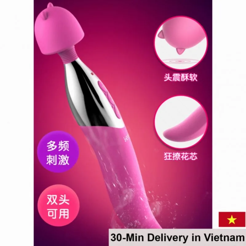 Leten Japan Strong Vibrating Tongue Massager Silicone