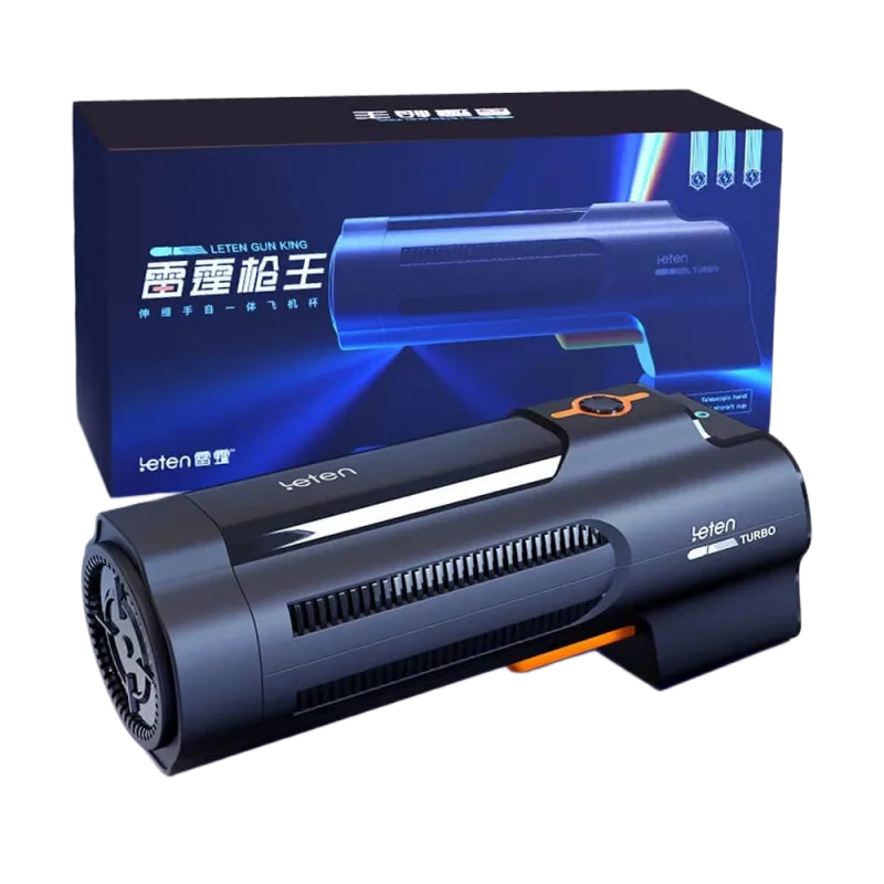 Leten King Of The Gun Auto Vagina Vibrator with 10 Modes